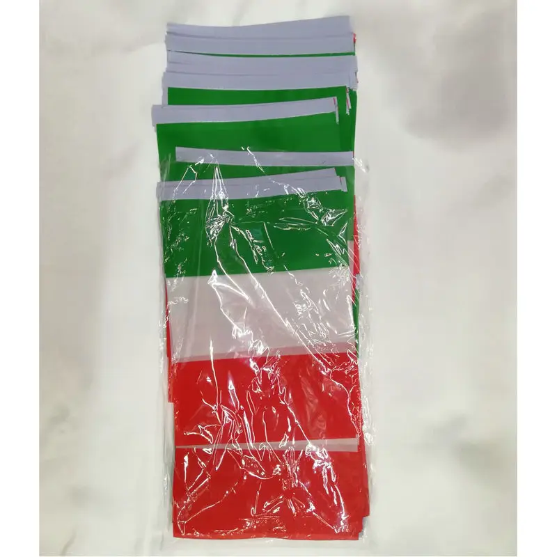 Banderas de Italia que agitan a mano, 14x21cm, venta al por mayor, 10 unidades por lote - imagen 3
