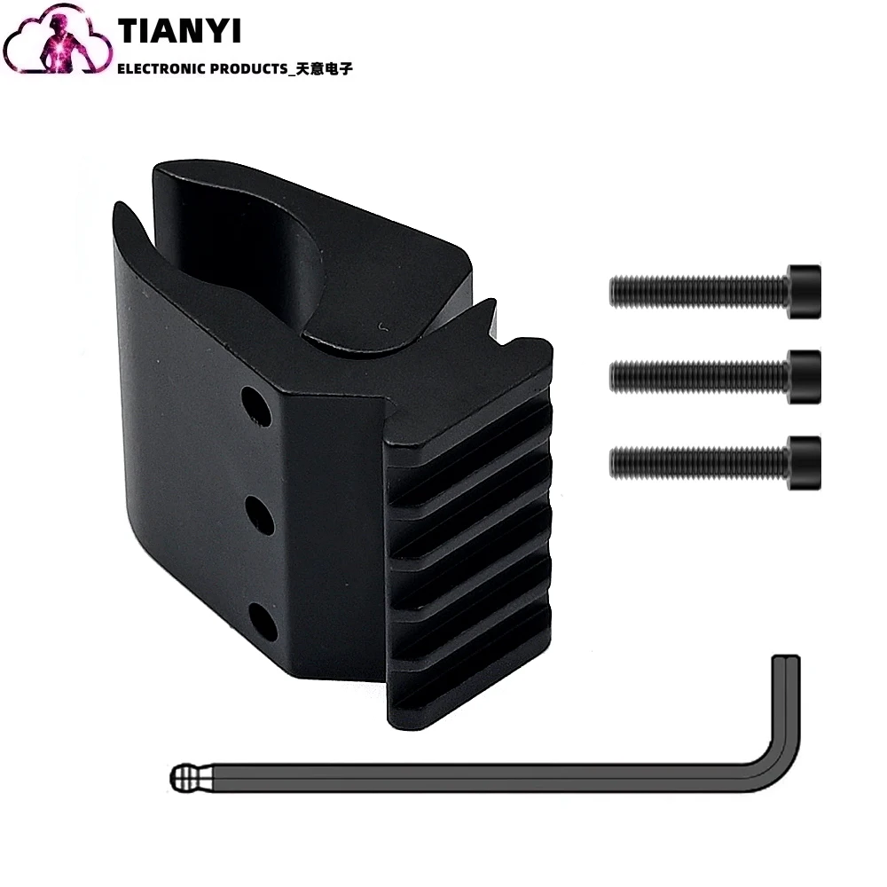 Guía de Metal táctica con 5 ranuras holográfica, punto rojo T1, aumento de altura, Base de soporte de vista de 20mm para linterna óptica de caza