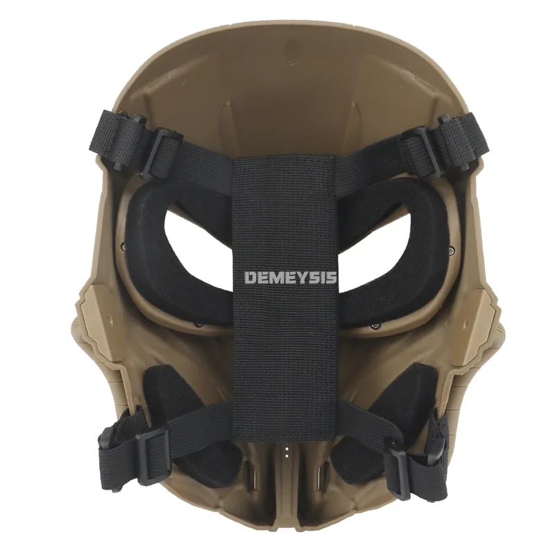 Máscara táctica de cara completa, accesorio de fotografía de película, decoración, disfraz, máscara de vendaje de ciencia ficción, máscaras de protección de combate de Paintball - imagen 3
