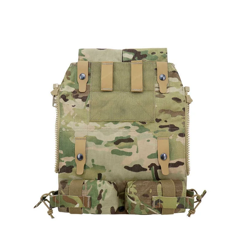 Panel con cremallera 2,0 para portadores de placas JPC/AVS, sistema de panel trasero táctico, plataforma Modular con cremallera - imagen 4