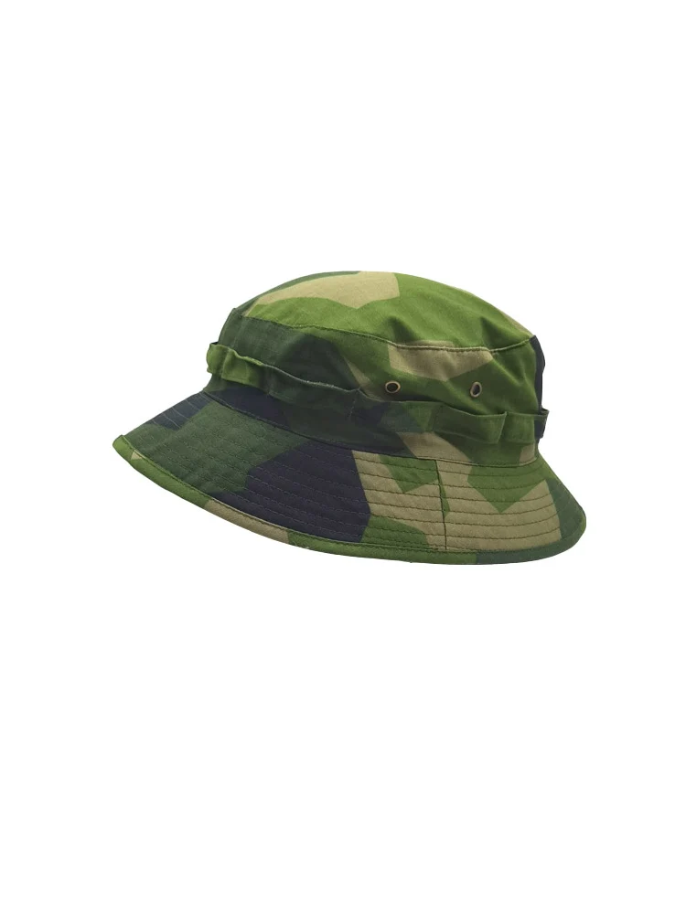 Gorra de camuflaje geométrica para hombres y mujeres, resistente al viento, aleros cortos, caza, pesca, al aire libre, M90 - imagen 2