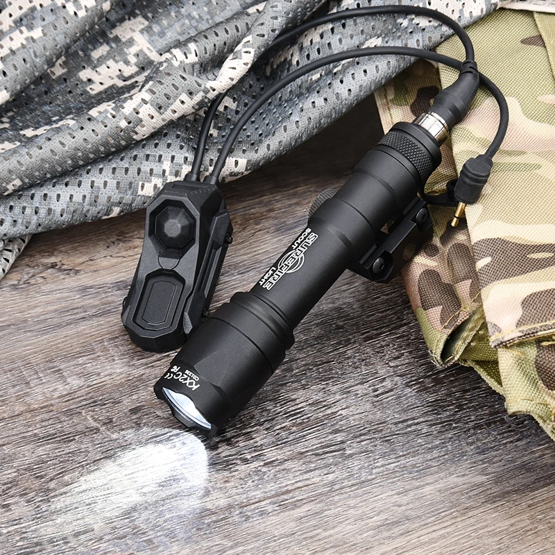 WADSN-linterna M600 M600C AXON, interruptor Dual, enchufe 2,5/SF, caza táctica SF Surefir, luz exploradora, equipo Airsoft apto para riel de 20mm