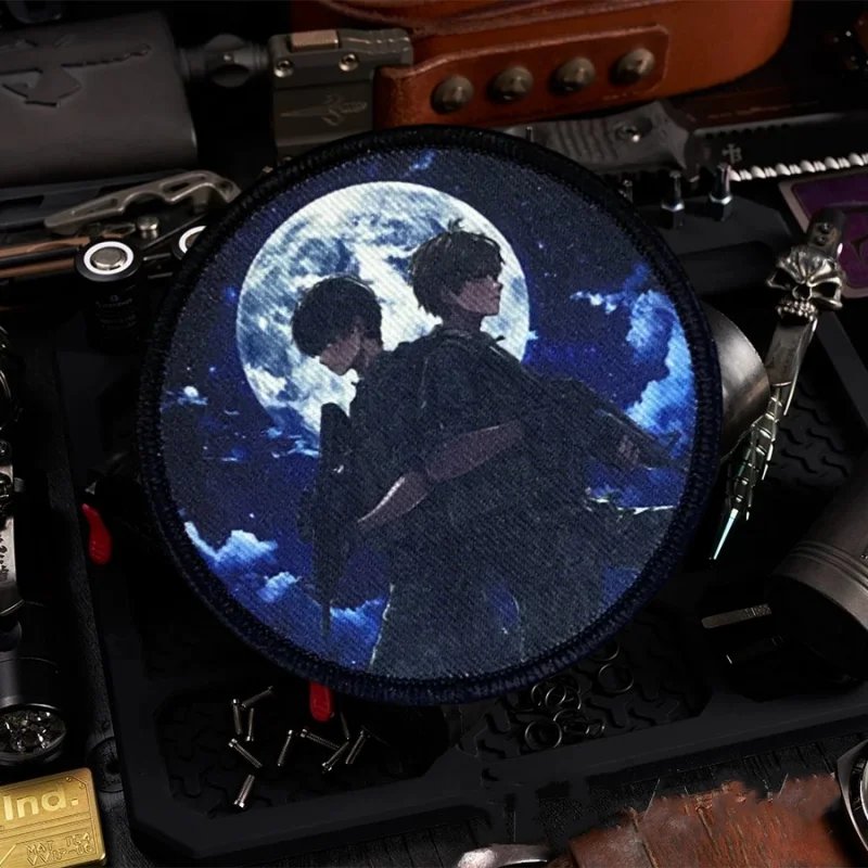 Interstellar Agent Boy Morale Tactical Patch Printed Hook&Loop Emblem Military Badge Combat Armband Backpack Stickers - imagen 4