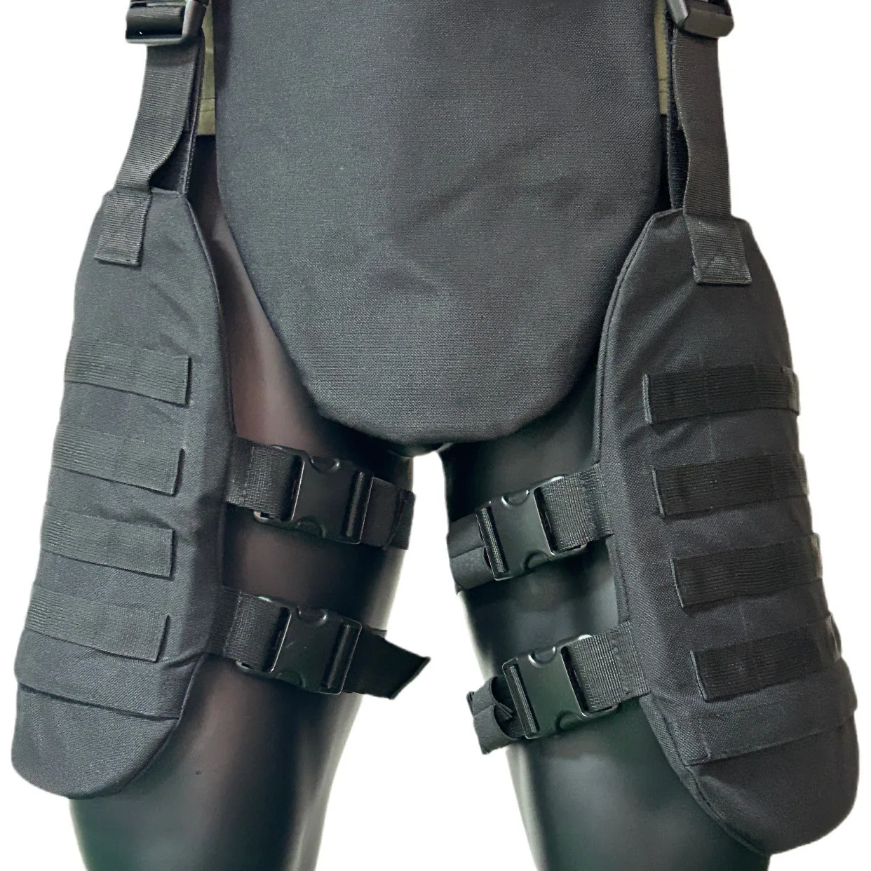 Protector de piernas EVA de 10mm, armadura táctica con absorción de impacto, equipo de protección de seguridad, 1 par