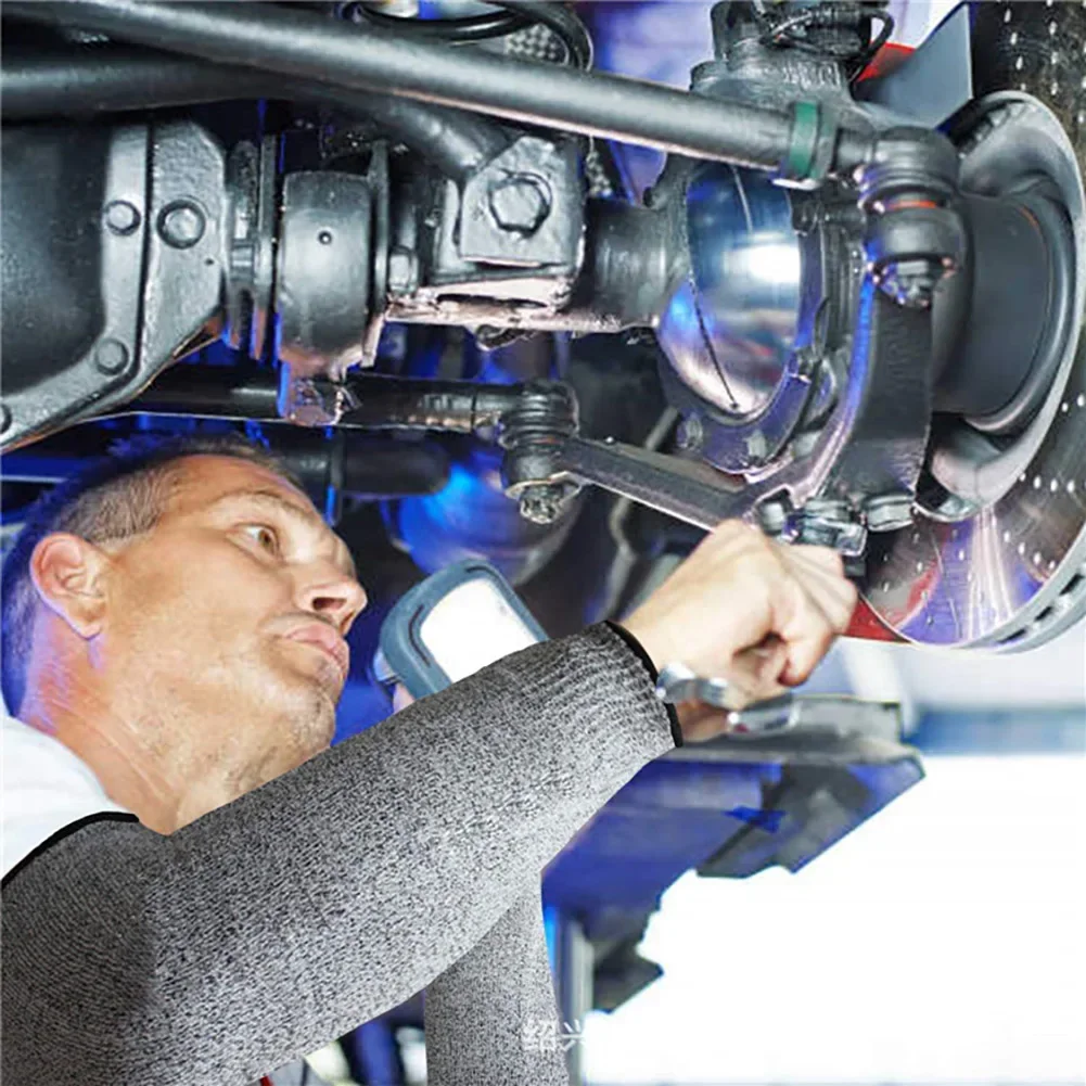 Manga de brazo de trabajo de vidrio para construcción de automóvil, guante de seguridad antiperforación, Nivel 5 HPPE, resistente a Cortes, 1 par - imagen 5