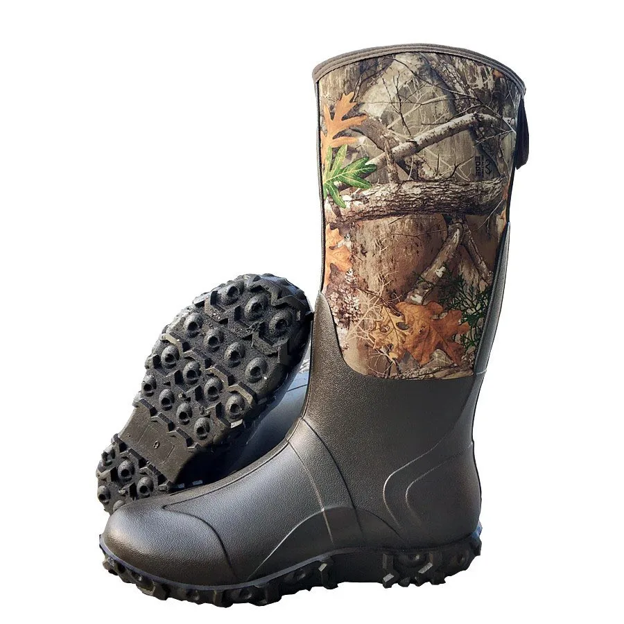 Botas de lluvia altas para lavado de coches, impermeables, antideslizantes, gruesas, resistentes al desgaste, camuflaje biónico de árbol, botas de caza y pesca, novedad - imagen 5