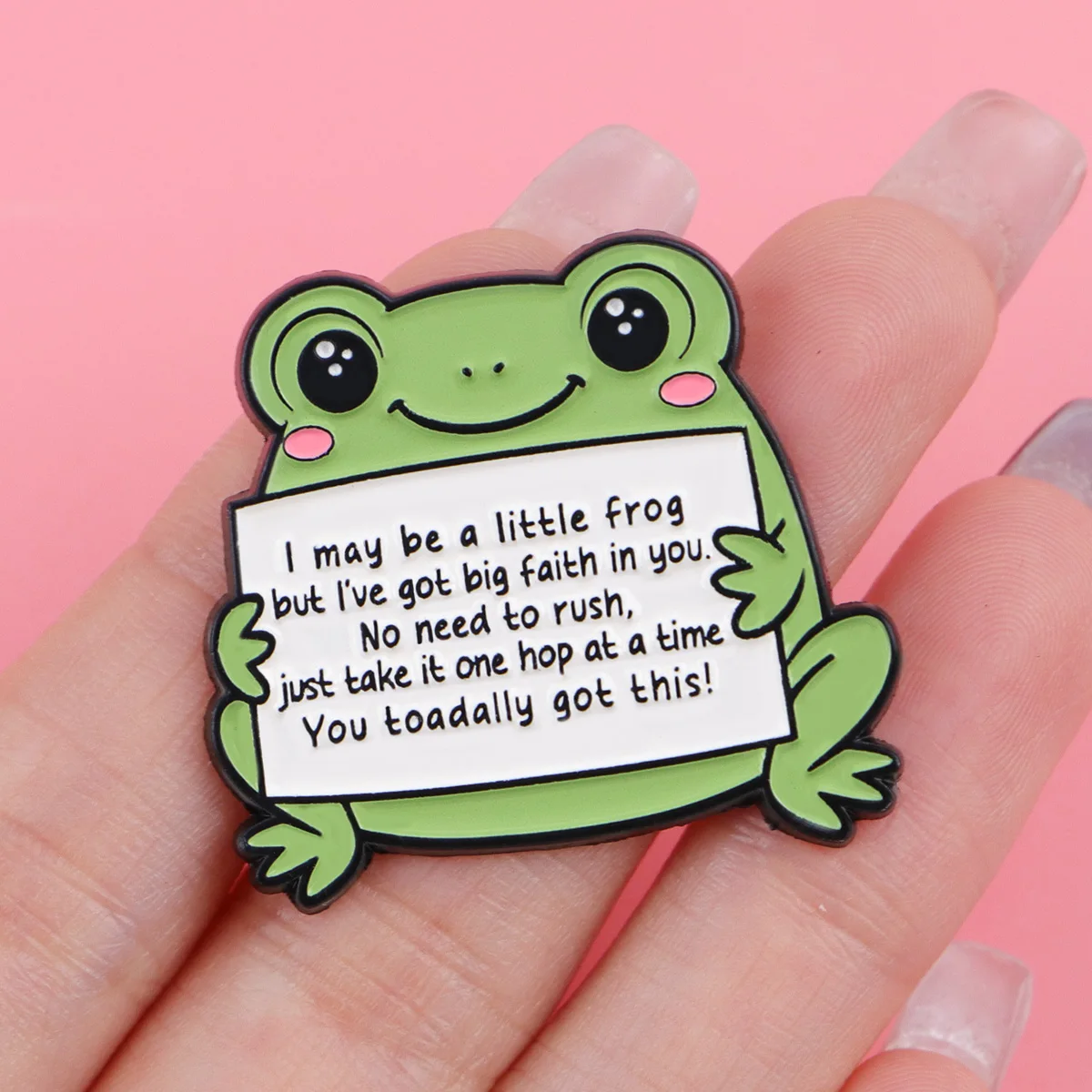 Broches de esmalte animales motivacionales para chaqueta y mochila - imagen 4