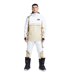 Nuevo Traje de esquí para snowboard al aire libre, pantalones de doble tabla, cálido, impermeable, transpirable, traje de esquí fino para hombre
