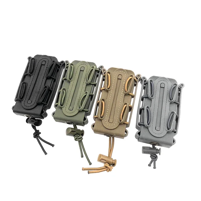 Bolsa táctica de 9mm para pistola Mag, funda militar de carcasa blanda, Clip para cinturón, bolsillo para Rifle Fastmag molle - imagen 2