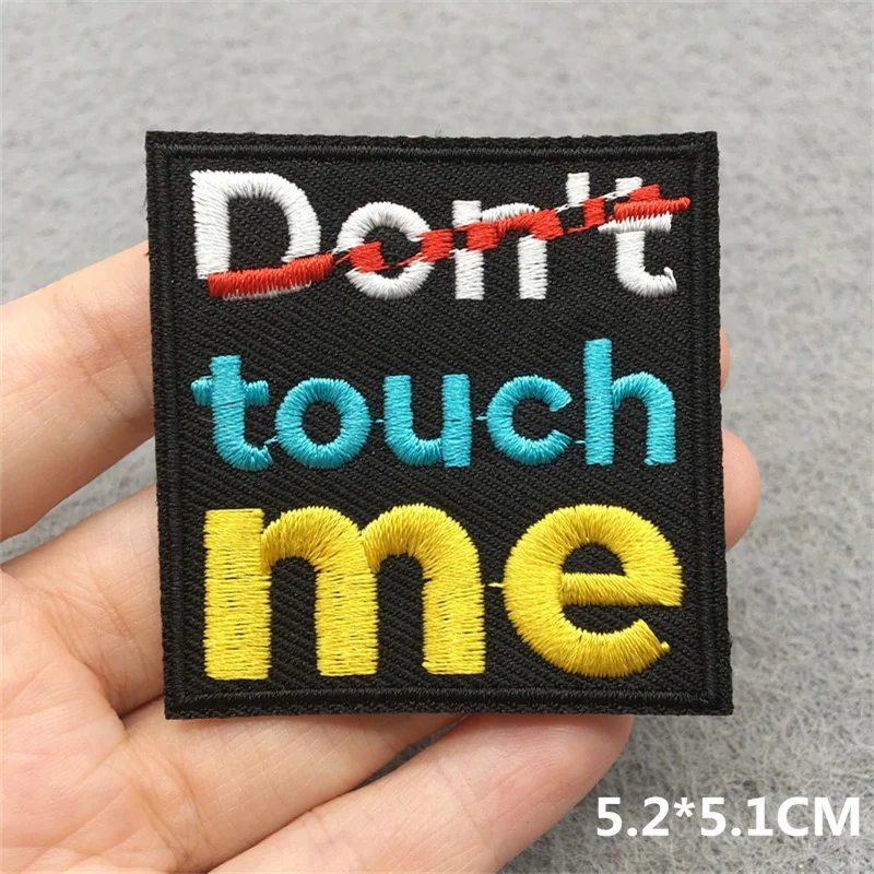 Parches bordados de animales de dibujos animados para ropa, parches termoadhesivos con letras, pegatinas de costura para chaquetas DIY - imagen 4