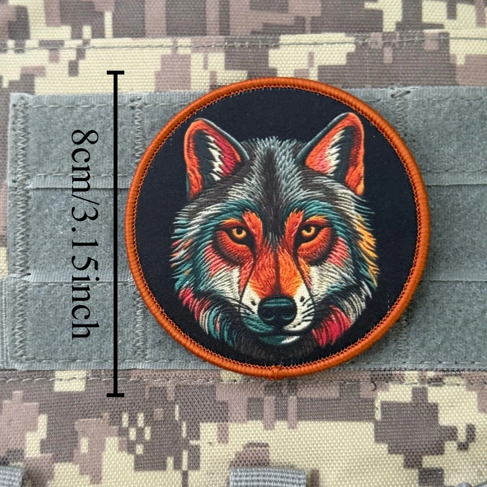 Detalle del diseño “Wolf” estilo chevron