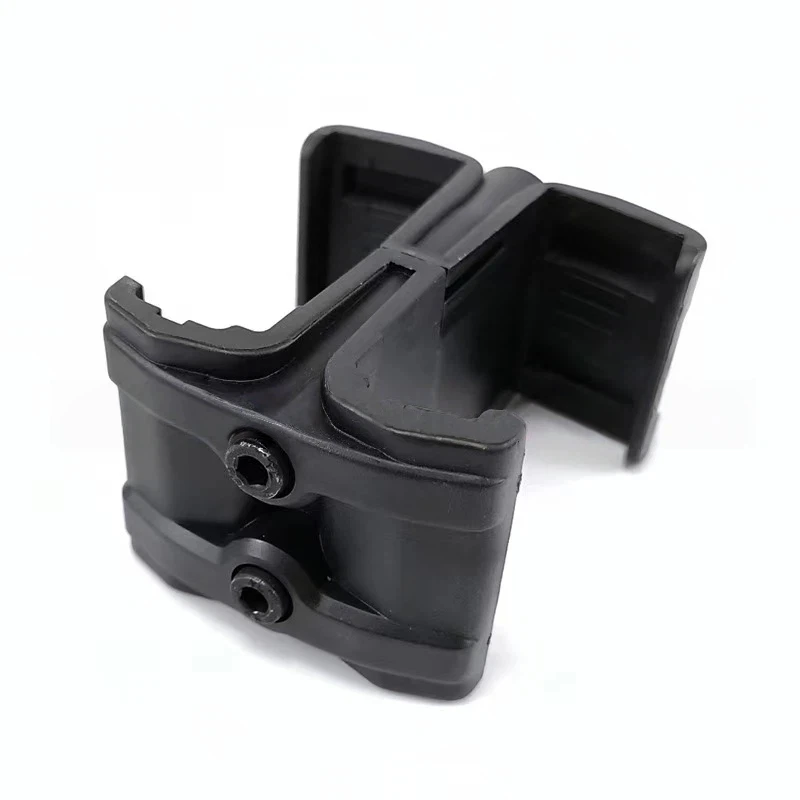 Acoplador de doble cargador de nailon táctico, accesorio de juguete de bala suave de recarga rápida para juegos al aire libre, ajuste seguro - imagen 2