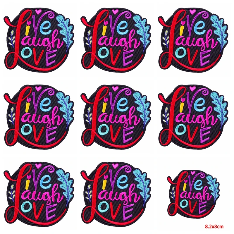 Parche con eslogan para planchar, parches termoadhesivos para ropa, DIY Friends Don't Lie, bordado, mochila, 10 unidades por lote - imagen 3