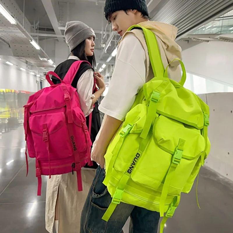 Mochila deportiva Trave para hombre, correa grande con cordón, almacenamiento de zapatos, bolsa de baloncesto, escalada, Camping, senderismo, mochila universitaria - imagen 3