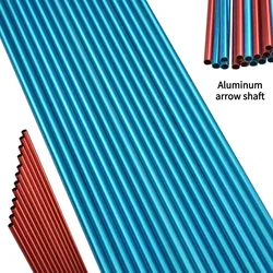 6/12 Uds 30 "eje de flecha de aluminio SP500 OD7.6mm tiro con arco flecha de aluminio arco recurvo arco compuesto flecha caza tiro práctica