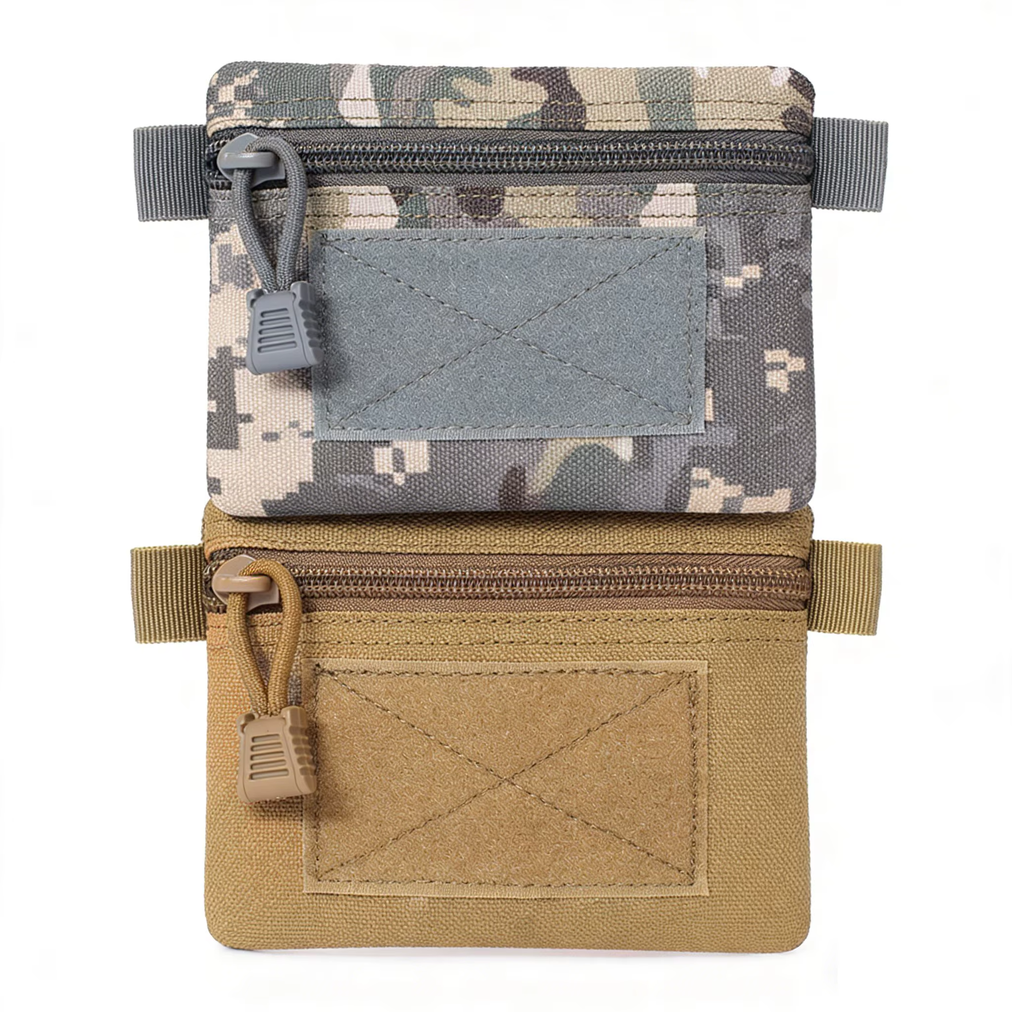 Monedero táctico EDC mini con cremallera para acampada y senderismo - imagen 4