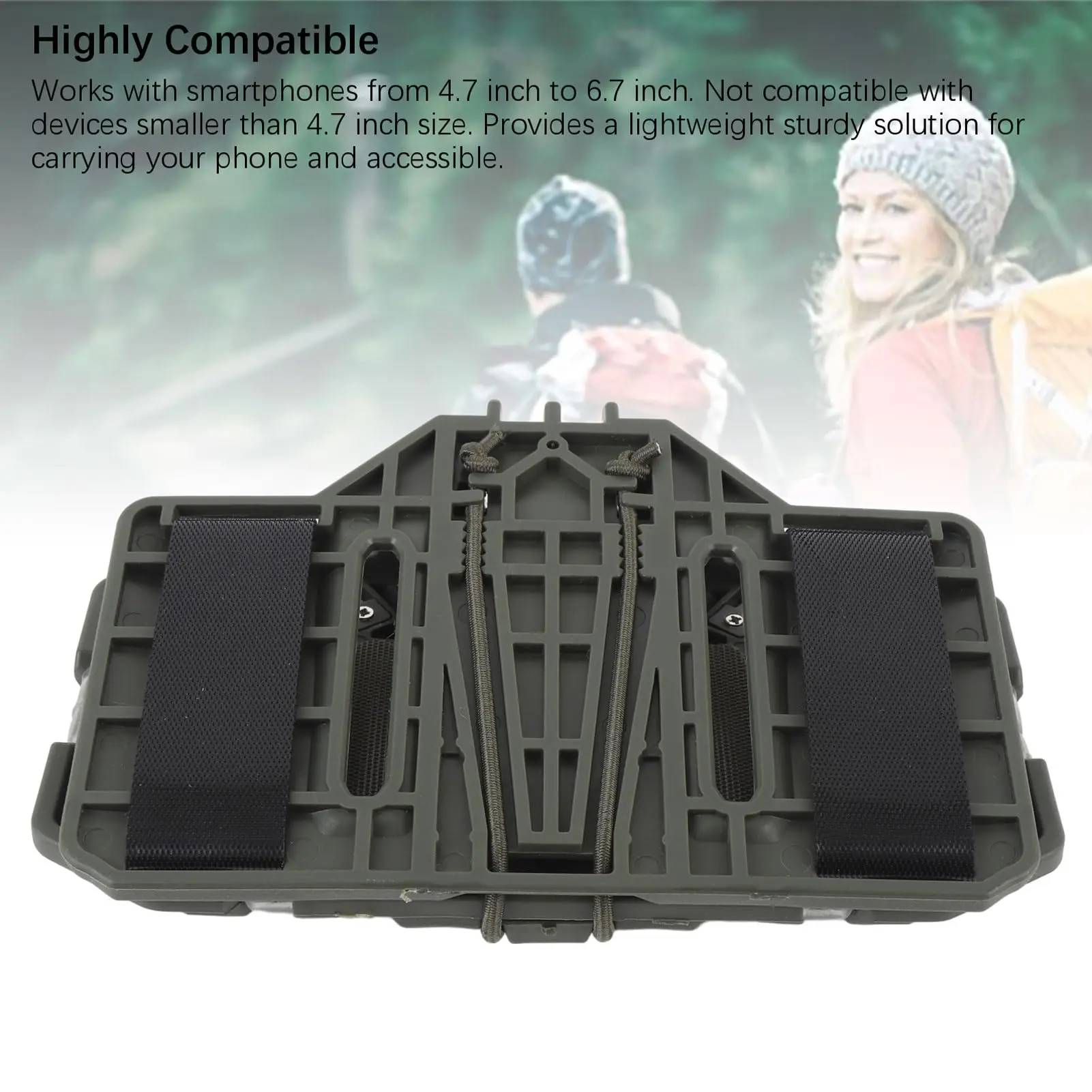 Soporte para teléfono con chaleco táctico, portador de placa de engranaje, accesorios para chaleco, portador de tablero, tablero de navegación plegable - imagen 5