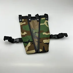 ​ Panel de expansión de casco de mochila táctica personalizado con hebilla de liberación rápida y placa de montaje de bolsa de canguro