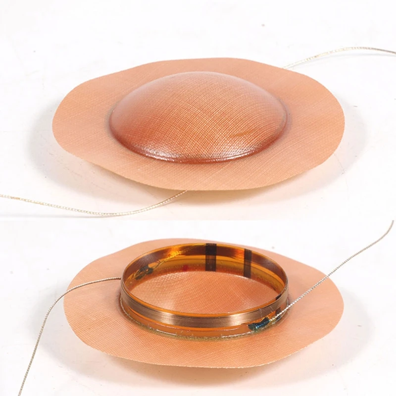 Juego 2 paquetes Bobina voz Tweeter, Unidad membrana resina 25,5mm para cabeza, Tweeter, bocina voz, - imagen 4