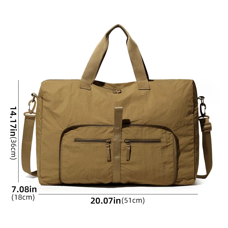 Bolsa táctica pliable bandolera – Gran capacidad para viaje - imagen 2
