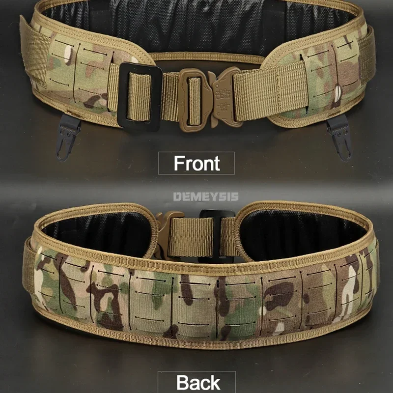 Cinturón Molle ajustable táctico Paintball faja deportiva duradero caza al aire libre senderismo tiro cinturones