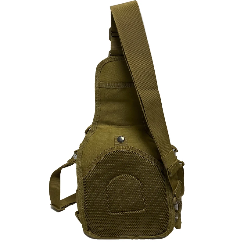 Bandolera portátil para bicicleta al aire libre, bolso de hombro, pecho táctico militar, bolsa de Camping Airsoft, bolso perforado de viaje deportivo - imagen 4