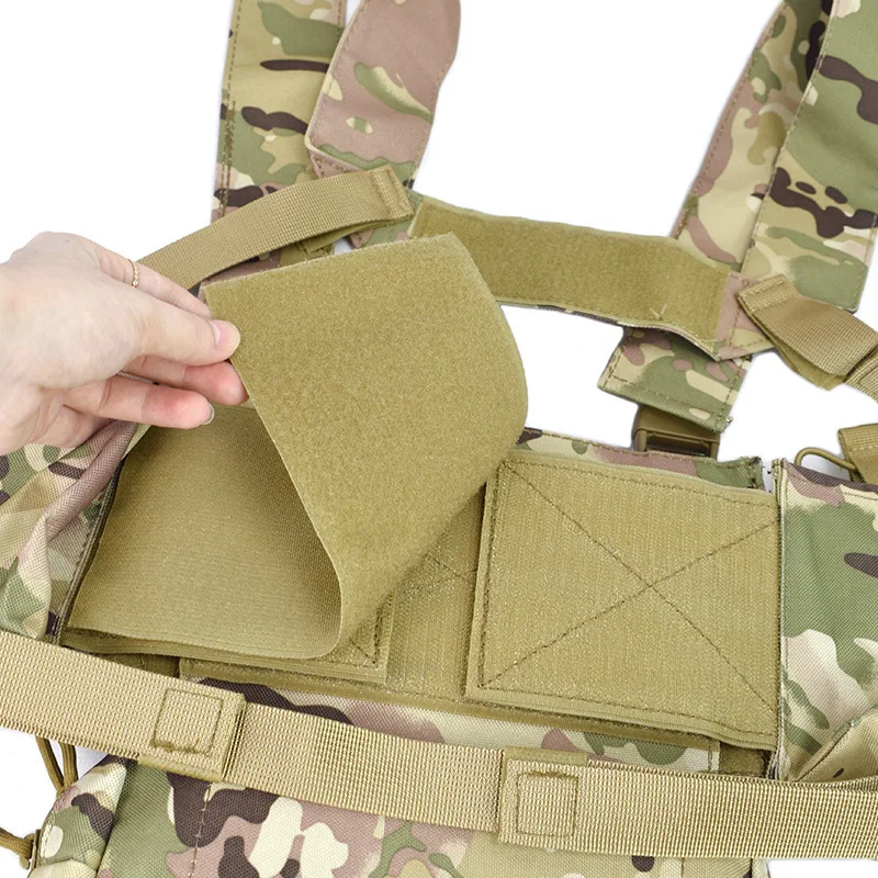 Plataforma de pecho MK3, arnés H ligero multiusos, bolsa para revistas y Rifle, portador de combate, chaleco Airsoft, accesorios de caza - imagen 5