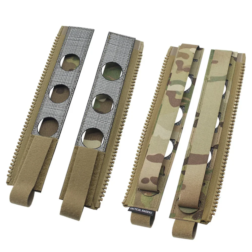 Adaptador táctico de cremallera de Panel trasero MOLLE FCPC, cremallera de bolsillo trasero para chaleco de caza FCSK 3,0, accesorios de cremallera para mochila