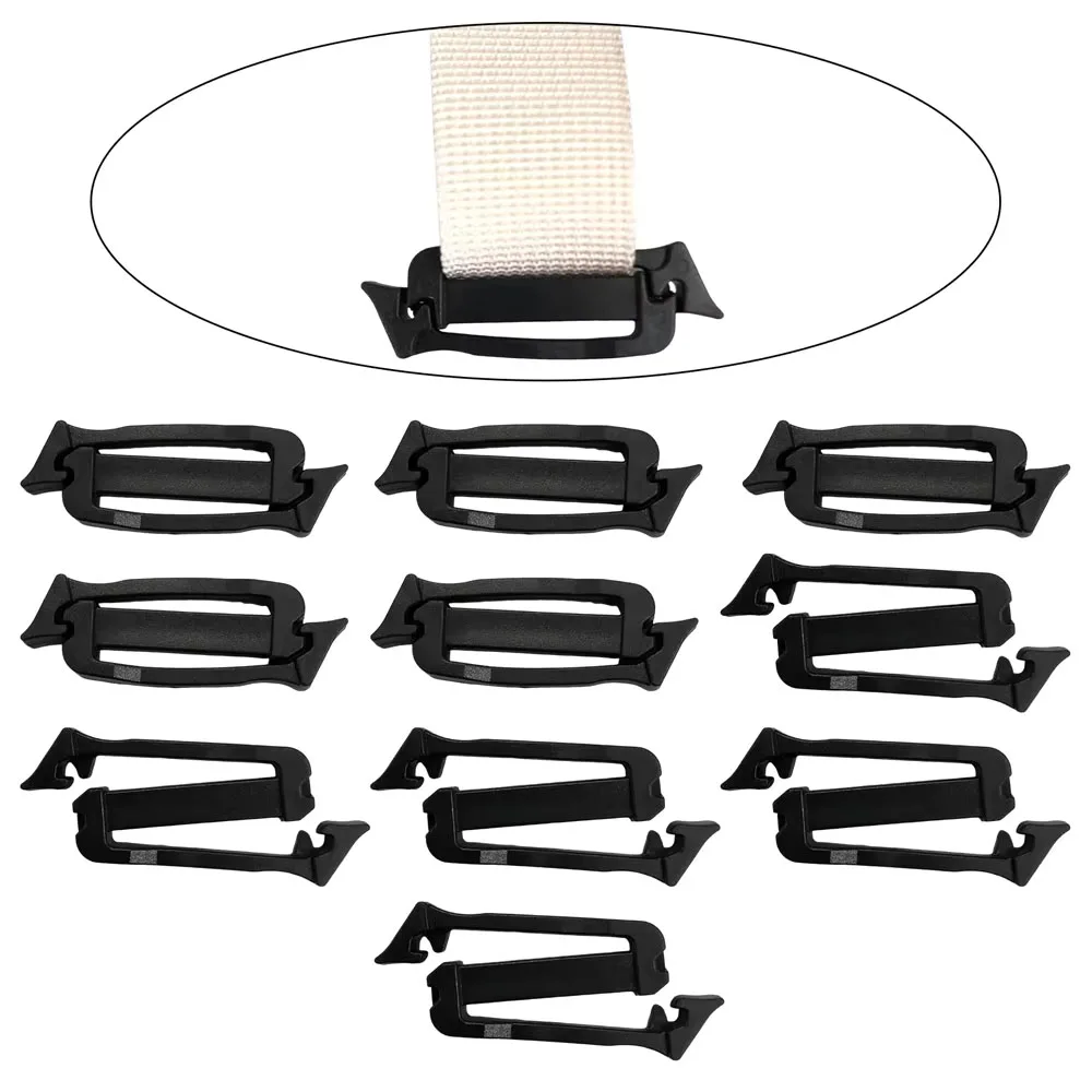 Hebilla Molle ajustable antideslizante 25 mm para correas tácticas - imagen 5
