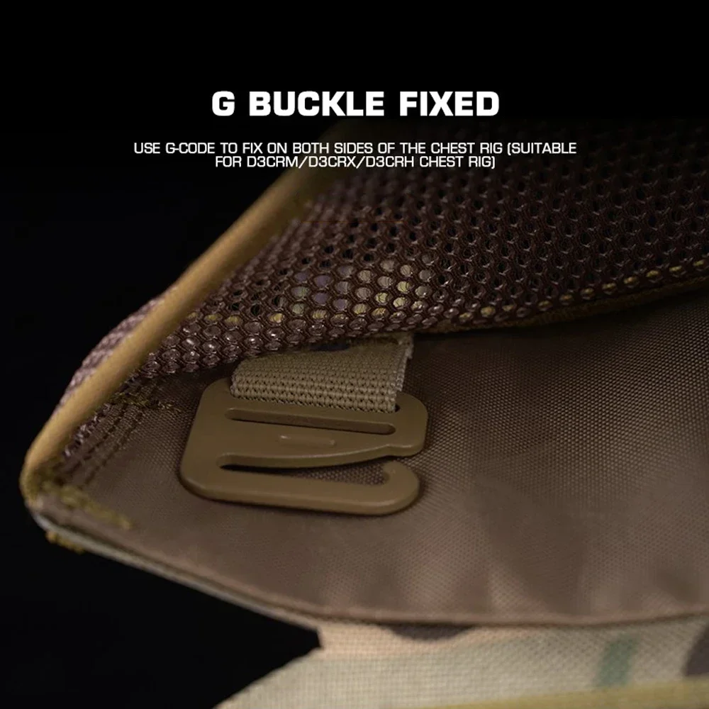 Aparejo de pecho táctico, accesorio lateral Molle militar D3CR MK3 MK4, aparejo de pecho Hspstyle, Panel de entrada lateral, equipo de chaleco de caza Airsoft - imagen 5