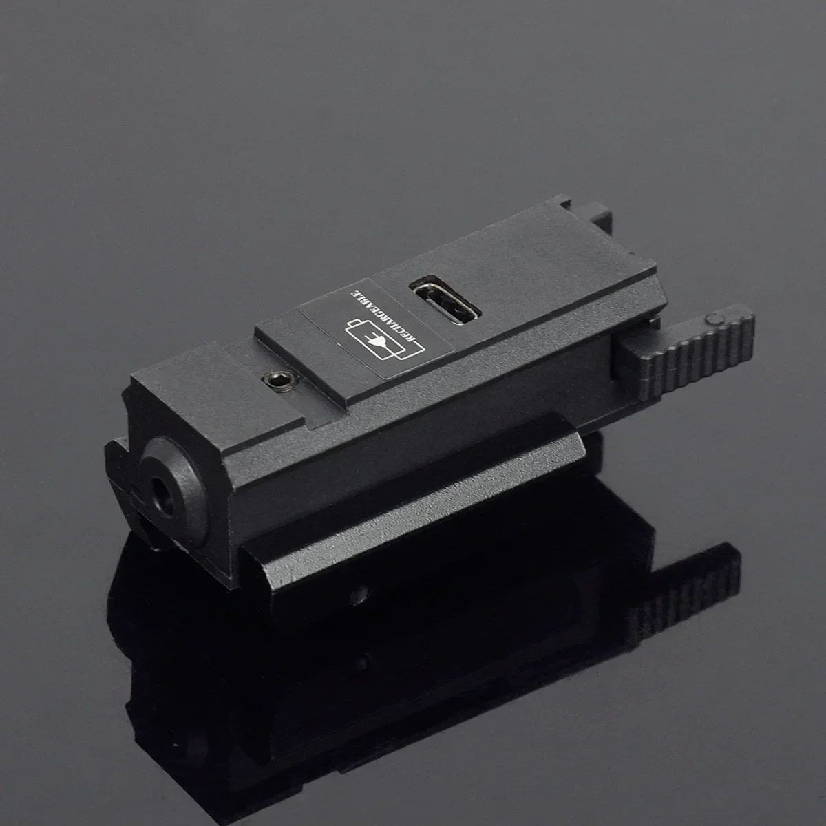 Láser de carga USB, mira de punto rojo y verde, 11mm, 20mm, pistola de mano de caza táctil G17 19, energía portátil recargable para exteriores - imagen 3