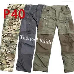 Pantalones tácticos P40 multibolsillos para montaña y senderismo