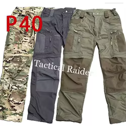 Pantalones tácticos P40 multibolsillos para montaña y senderismo