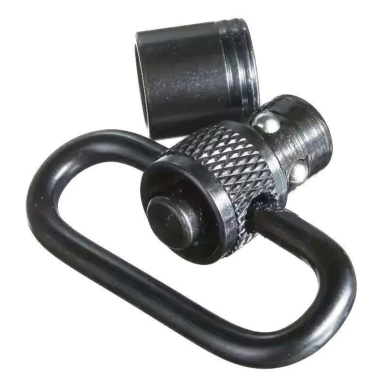 Soporte de eslinga QD de liberación rápida y desmontaje con 360 °   Giratorio 3.2cmw con una gorra, hebilla de correa giratoria con botón de empuje para caza - imagen 3