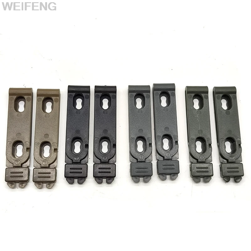 KYDEX-bolsa táctica para revistas, Clip de cintura para cuchillo trasero, abrazadera de sujeción, funda MOLLE-LOK K, accesorios de caza - imagen 5