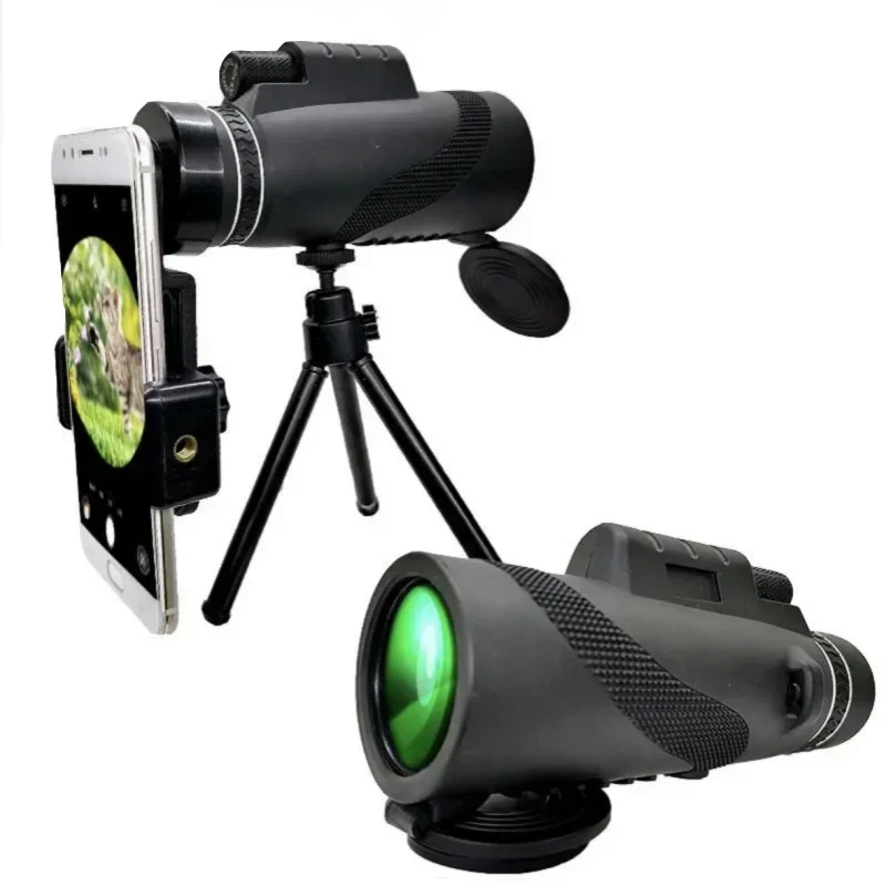 Telescopio portátil con Zoom HD de 5000M, plegable de larga distancia, Mini telescopio potente para caza, deportes, Camping al aire libre, Viajes - imagen 4