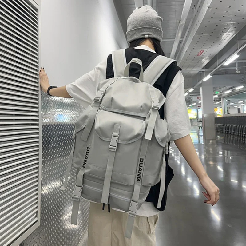 Mochila deportiva Trave para hombre, correa grande con cordón, almacenamiento de zapatos, bolsa de baloncesto, escalada, Camping, senderismo, mochila universitaria - imagen 2