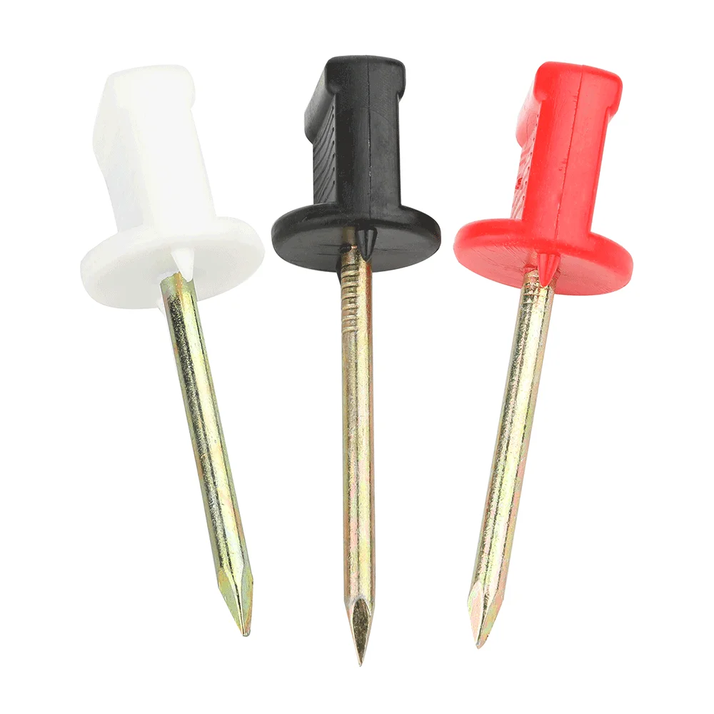 Clavos para tiro con arco, pasadores de acero al manganeso para arco recurvo compuesto, entrenamiento de tiro, accesorios de papel fijo, 20/50 Uds. - imagen 5