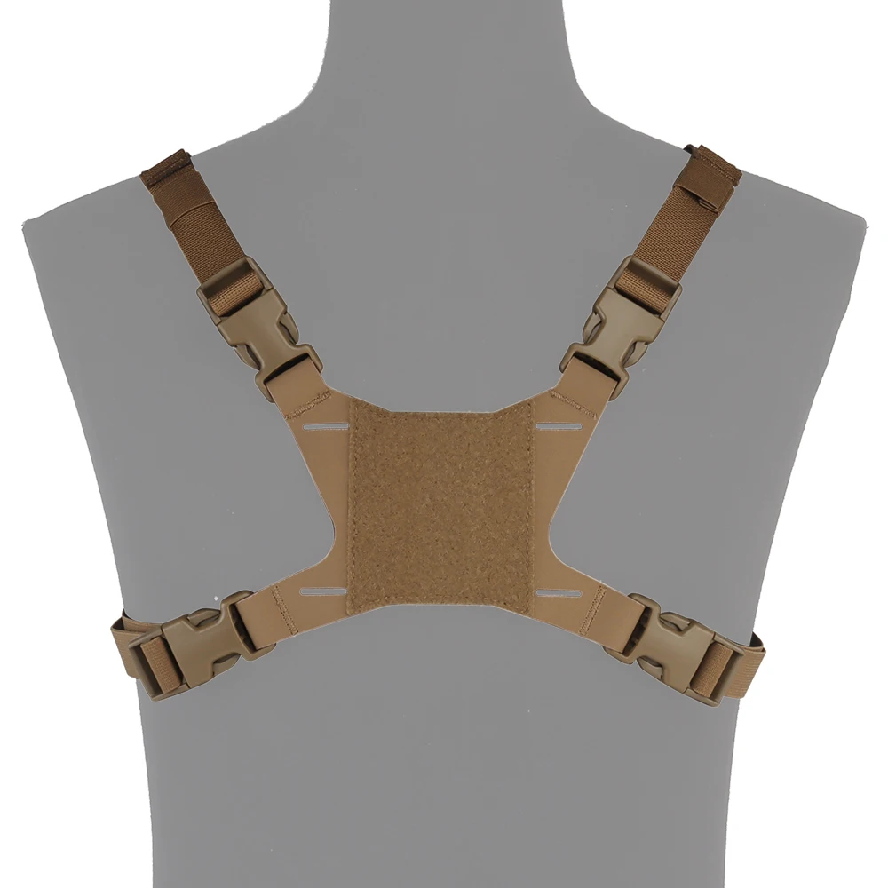 Navegador táctico Flip Lite arnés, aparejo de pecho, soporte frontal, ranura de nailon, corte láser, Paintball CS Wargame, caza - imagen 3