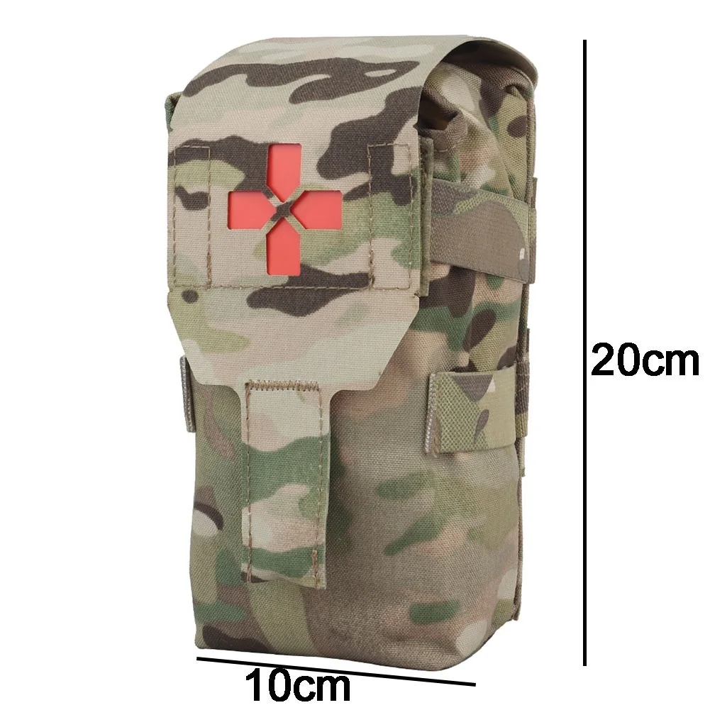 Bolsa médica táctica Molle pequeña, Kit de primeros auxilios de nailon, bolsa EMT para Airsoft, bolsa de utilidad de caza - imagen 2