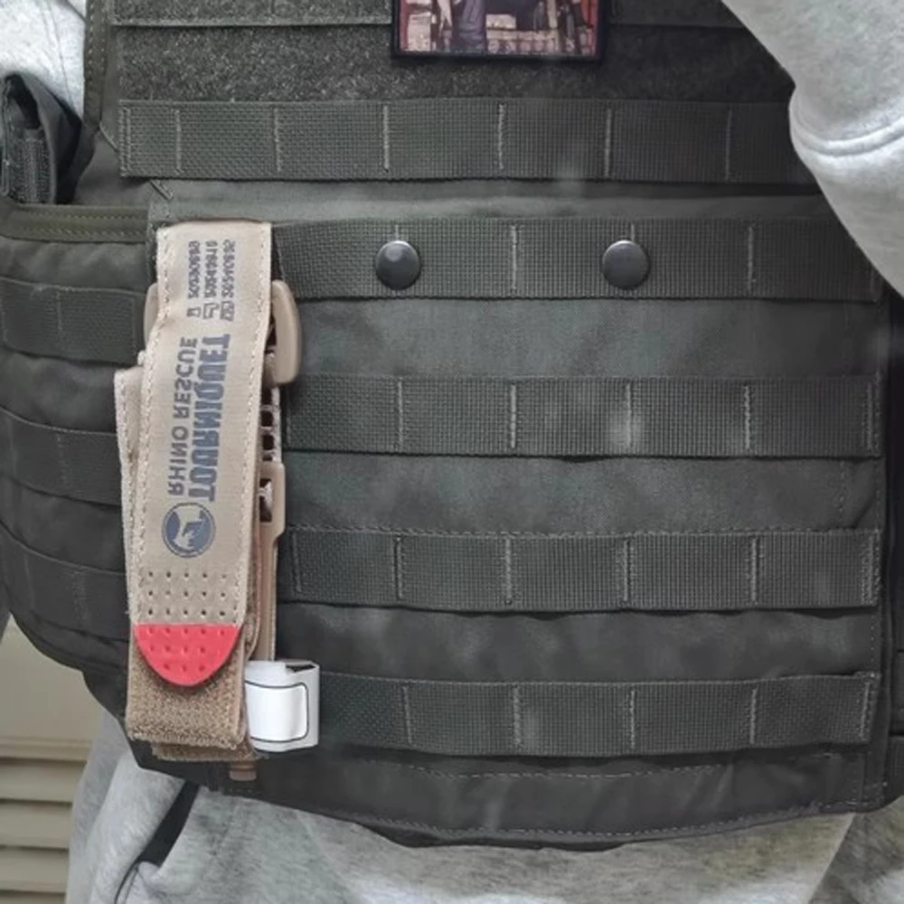 Torniquete táctico engrosado giratorio una mano para operación - imagen 3