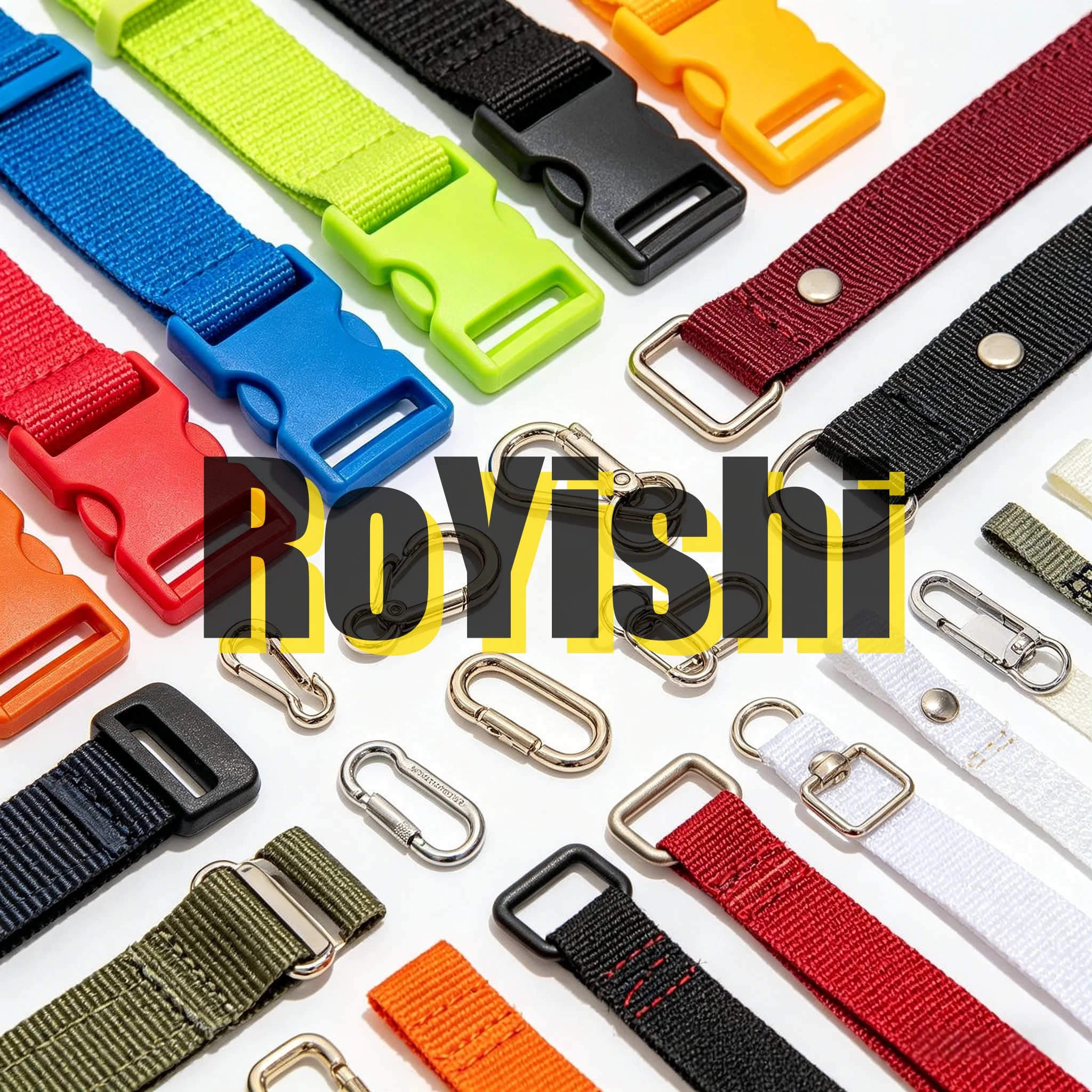 Hebilla táctica RoYishi de plástico y metal para cincha - imagen 3