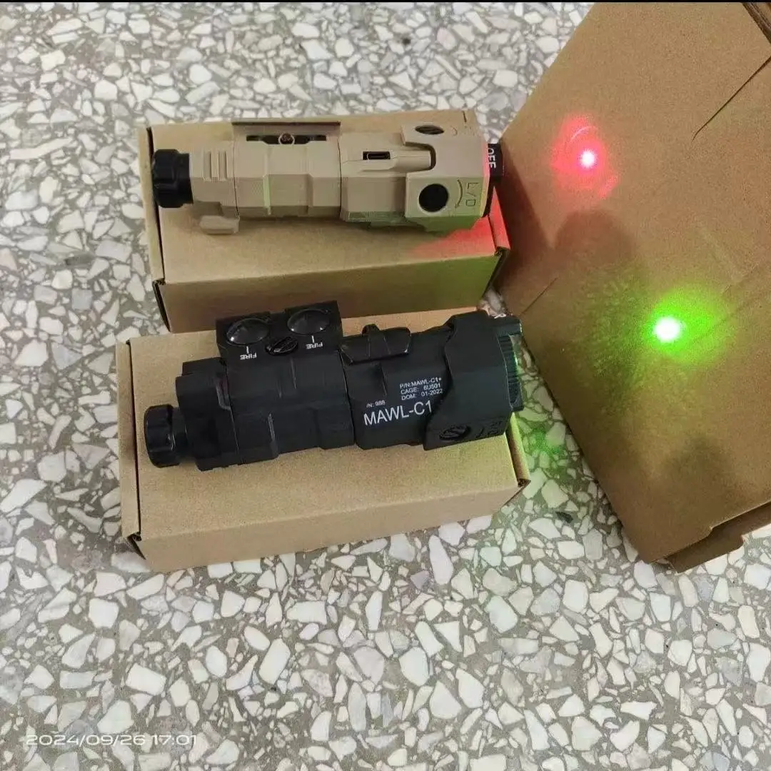 Indicador láser táctico MAWLC1 de nailon, montaje en riel Picatinny de 20mm, caja de batería multifunción, láser rojo eléctrico para Shoo - imagen 2