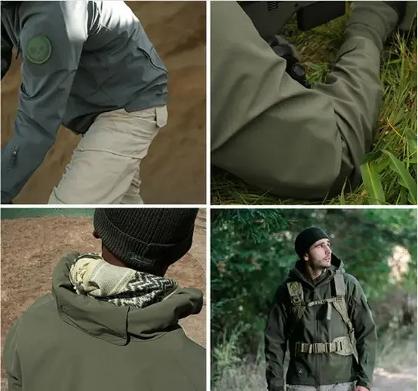 Chaquetas impermeables al aire libre para hombre, traje de caza Softshell, ropa térmica táctica para acampar, senderismo, traje deportivo de respiración, TAD V 5,0 XS - imagen 5