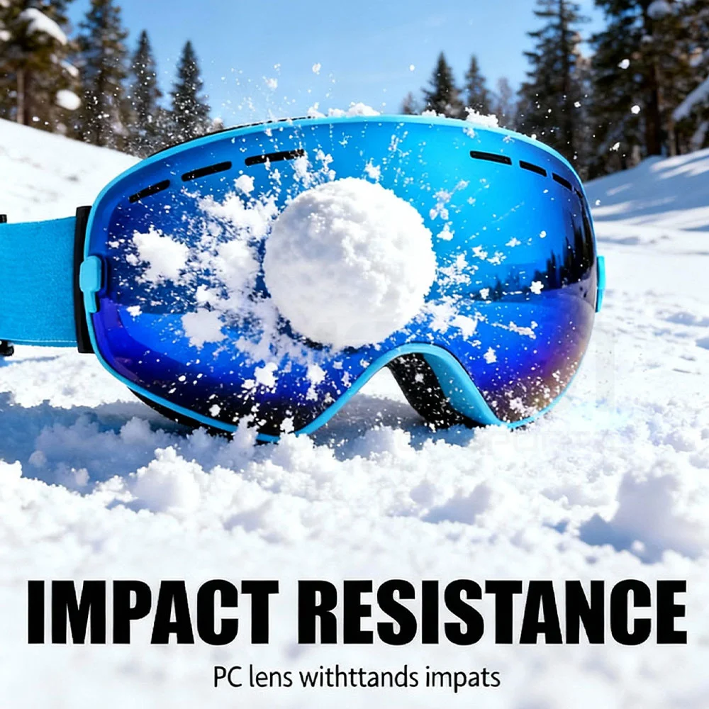 Gafas de esquí antiniebla UV400 para snowboard y motonieve - imagen 5