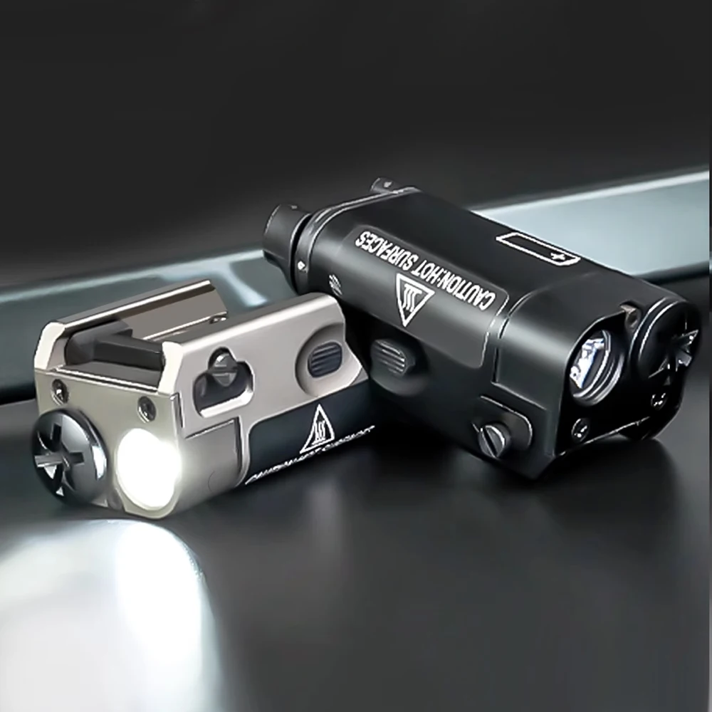 Linterna táctica SUREFIRE XC1 XC2 para P320 G17 G19, pistola Airsoft, armas, luz de explorador, compatible con riel Picatinny de 20mm - imagen 5