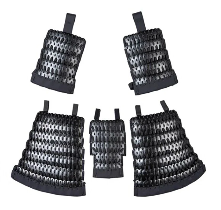 Armadura táctica ligera para hombros/falda/protector de brazo/armadura protectora de ingle montada en el Abdomen para deportes al aire libre y Airsoft - imagen 4