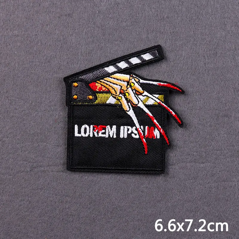 Parche de esqueleto de llama para ropa, parches termoadhesivos bordados con calavera, parche para planchar, pegatinas para ropa DIY, apliques de insignia - imagen 4