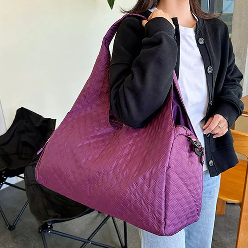 Bolsa deportiva para gimnasio y Yoga, viaje al aire libre, senderismo, Camping, mochila impermeable para natación, zapatos de equipaje grandes, bolsas de lona para Fitness empaquetadas - imagen 3