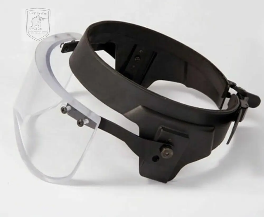 Casco táctico M88, máscara balística, pantalla facial anti-fragmentaciones, diadema, estándar americano, NIJ IIIA, cubierta de vidrio GA2